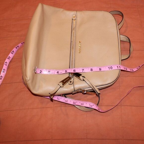 Michael Kors Rhea Medium Slim Leather Backpack - Picture 12 of 12